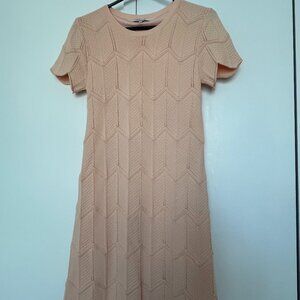 Lucy Paris Scalloped Knit Dress